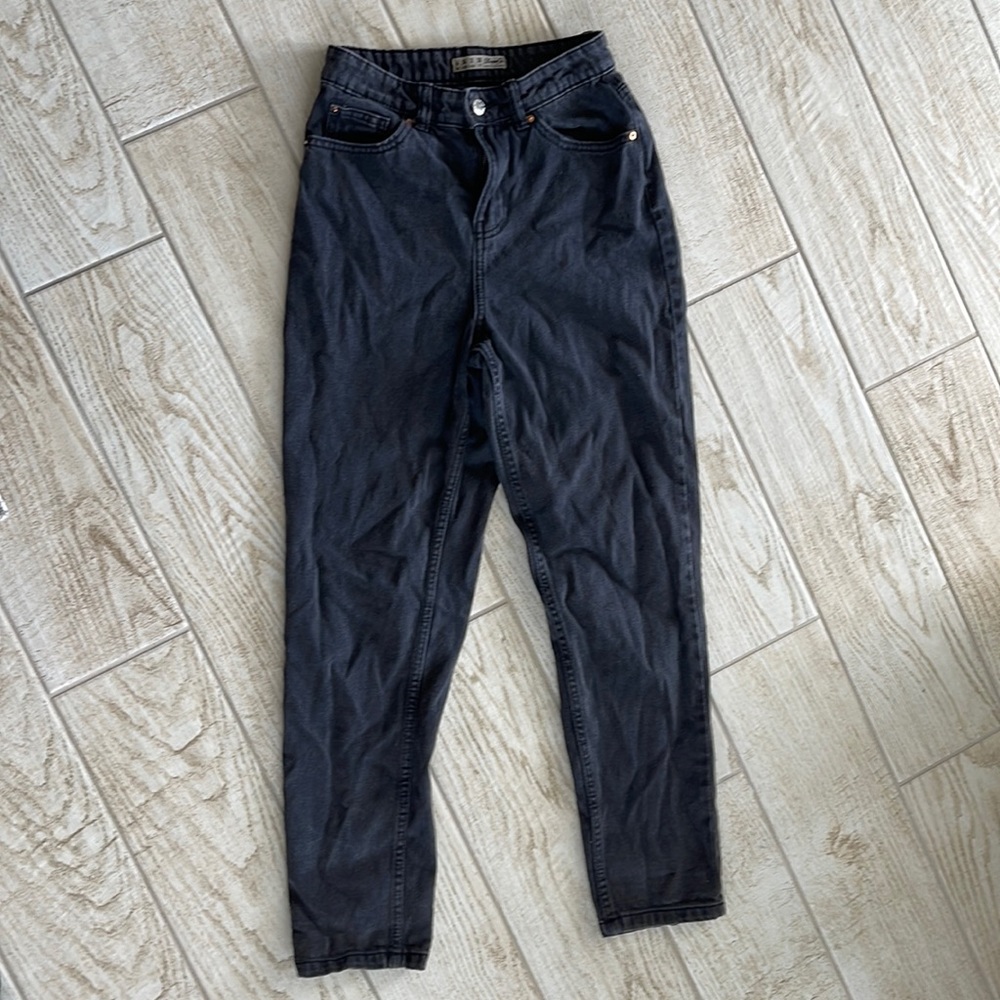 Black Denim Mom Jeans